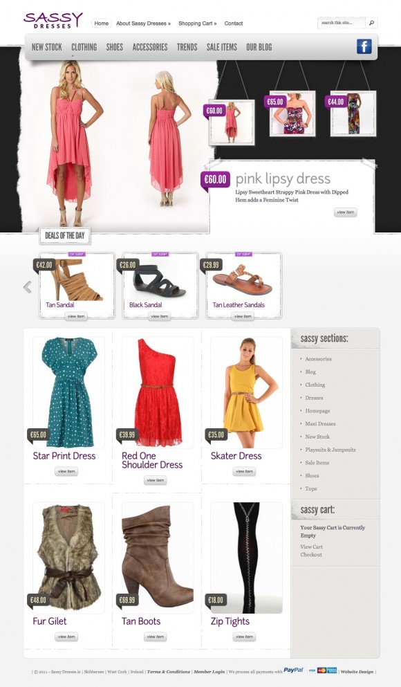 Sassy-Dresses-Website-Design